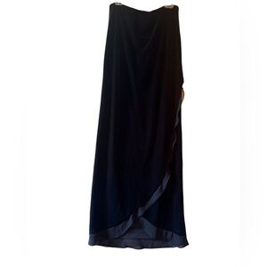 Alex Evenings Black velvet Maxi Skirt